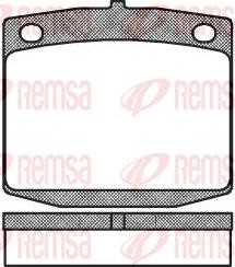 Kawe 0095 10 - Bremžu uzliku kompl., Disku bremzes www.autospares.lv