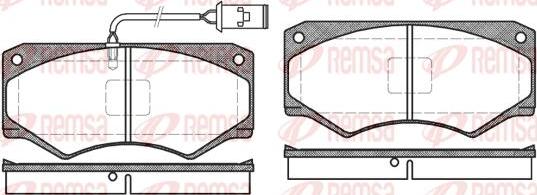 Kawe 0047 52 - Bremžu uzliku kompl., Disku bremzes www.autospares.lv