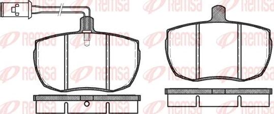 Kawe 0056 12 - Тормозные колодки, дисковые, комплект www.autospares.lv