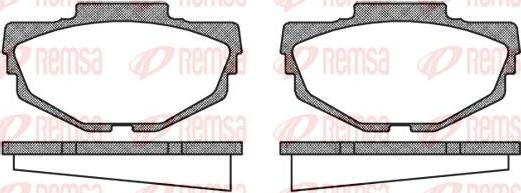 Kawe 0053 00 - Brake Pad Set, disc brake www.autospares.lv