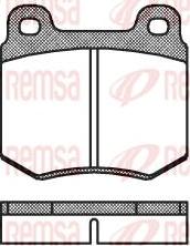 Kawe 0069 10 - Bremžu uzliku kompl., Disku bremzes www.autospares.lv