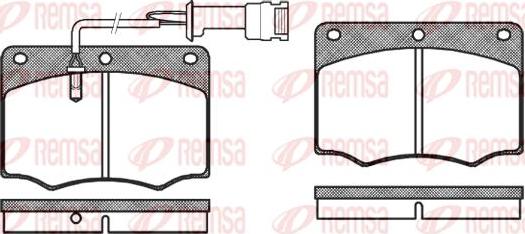 Kawe 0064 02 - Bremžu uzliku kompl., Disku bremzes www.autospares.lv