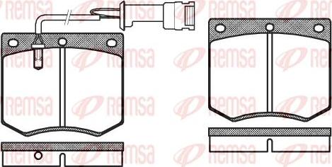 Kawe 0063 02 - Bremžu uzliku kompl., Disku bremzes www.autospares.lv