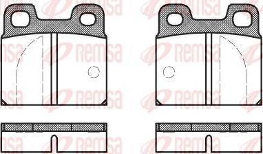 Kawe 0005 00 - Brake Pad Set, disc brake www.autospares.lv