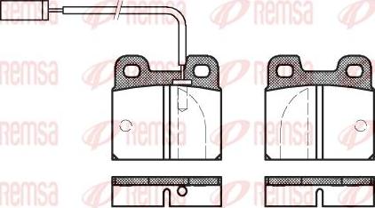 Kawe 0005 11 - Bremžu uzliku kompl., Disku bremzes www.autospares.lv