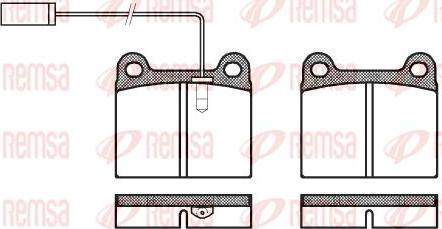 Kawe 0006 91 - Brake Pad Set, disc brake www.autospares.lv