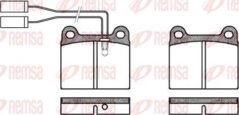 Kawe 0006 01 - Brake Pad Set, disc brake www.autospares.lv