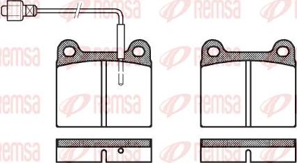 Kawe 0006 02 - Brake Pad Set, disc brake www.autospares.lv