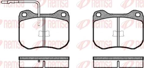 Kawe 0001 02 - Bremžu uzliku kompl., Disku bremzes www.autospares.lv