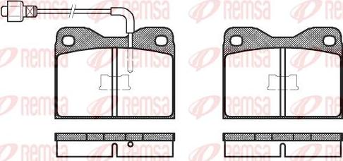 Kawe 0008 02 - Тормозные колодки, дисковые, комплект www.autospares.lv