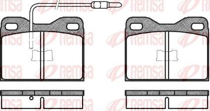 Kawe 0008 14 - Bremžu uzliku kompl., Disku bremzes www.autospares.lv