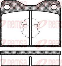 Kawe 0008 30 - Тормозные колодки, дисковые, комплект www.autospares.lv