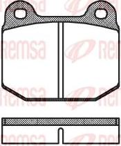 Kawe 0014 00 - Brake Pad Set, disc brake www.autospares.lv