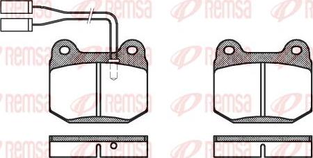 Kawe 0014 01 - Bremžu uzliku kompl., Disku bremzes www.autospares.lv