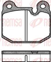 ACDelco AC427681D - Brake Pad Set, disc brake www.autospares.lv