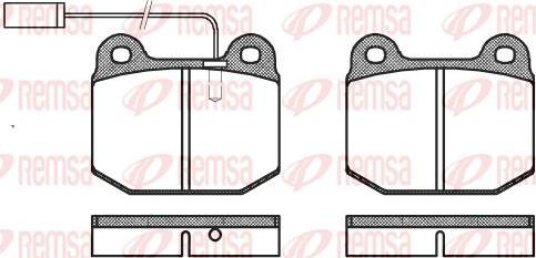 Kawe 0014 21 - Bremžu uzliku kompl., Disku bremzes www.autospares.lv