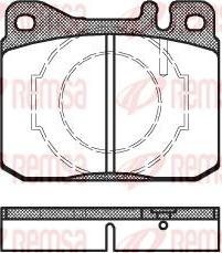 Kawe 0010 40 - Bremžu uzliku kompl., Disku bremzes www.autospares.lv