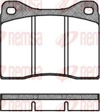 Kawe 0011 00 - Bremžu uzliku kompl., Disku bremzes www.autospares.lv