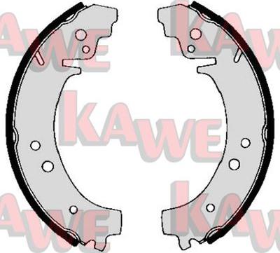 Kawe 00860 - Brake Shoe Set www.autospares.lv