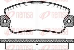 Kawe 0025 20 - Тормозные колодки, дисковые, комплект www.autospares.lv