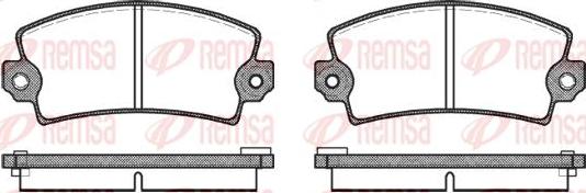 Kawe 0021 06 - Bremžu uzliku kompl., Disku bremzes autospares.lv