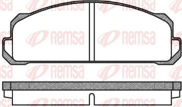 Kawe 0022 40 - Bremžu uzliku kompl., Disku bremzes www.autospares.lv