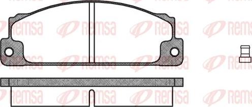 Kawe 0022 02 - Bremžu uzliku kompl., Disku bremzes autospares.lv