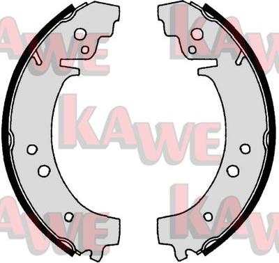 Kawe 00730 - Brake Shoe Set www.autospares.lv