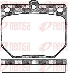 Kawe 0077 20 - Brake Pad Set, disc brake www.autospares.lv