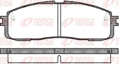 Kawe 0199 10 - Brake Pad Set, disc brake www.autospares.lv