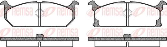 Kawe 0194 00 - Brake Pad Set, disc brake www.autospares.lv