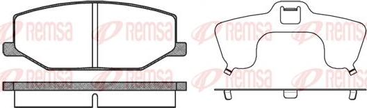 Kawe 0190 10 - Brake Pad Set, disc brake www.autospares.lv