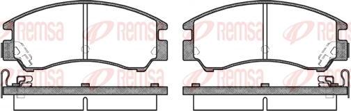 Kawe 0191 04 - Bremžu uzliku kompl., Disku bremzes www.autospares.lv