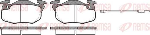 Kawe 0192 12 - Brake Pad Set, disc brake www.autospares.lv