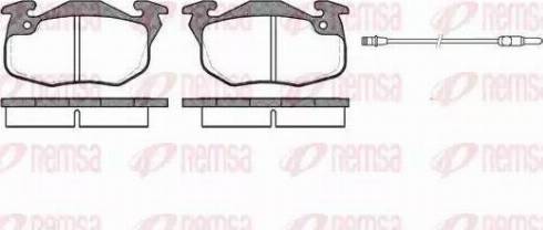 Kawe 0192 22 - Bremžu uzliku kompl., Disku bremzes www.autospares.lv