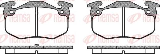 Kawe 0144 50 - Brake Pad Set, disc brake www.autospares.lv