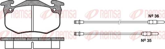 Kawe 0144 14 - Bremžu uzliku kompl., Disku bremzes www.autospares.lv