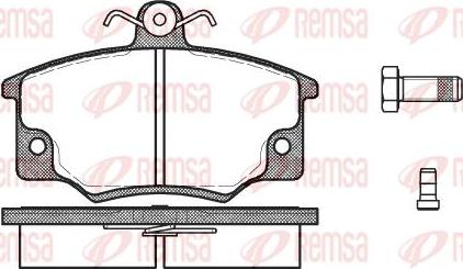 Kawe 0146 44 - Bremžu uzliku kompl., Disku bremzes www.autospares.lv