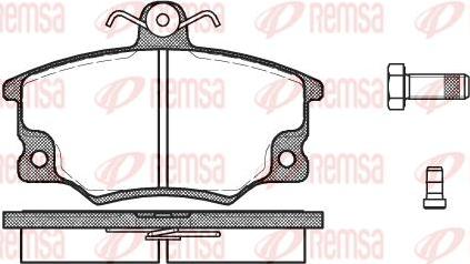 Kawe 0146 62 - Bremžu uzliku kompl., Disku bremzes www.autospares.lv