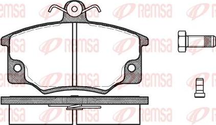 Kawe 0146 04 - Bremžu uzliku kompl., Disku bremzes www.autospares.lv