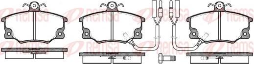 Kawe 0146 22 - Bremžu uzliku kompl., Disku bremzes autospares.lv