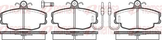 Kawe 0141 02 - Bremžu uzliku kompl., Disku bremzes www.autospares.lv