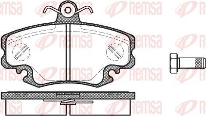 Kawe 0141 10 - Bremžu uzliku kompl., Disku bremzes www.autospares.lv