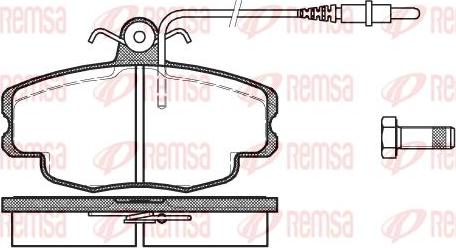 Kawe 0141 24 - Тормозные колодки, дисковые, комплект www.autospares.lv