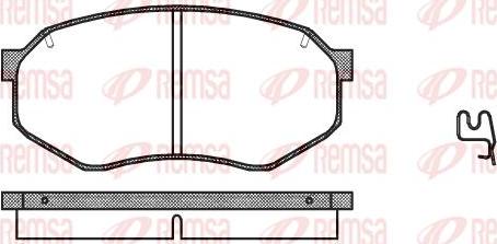 Kawe 0148 14 - Тормозные колодки, дисковые, комплект www.autospares.lv