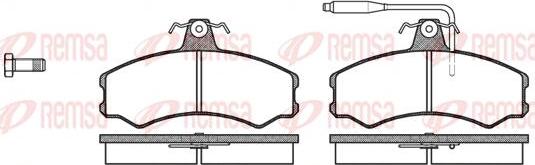 Kawe 0143 02 - Bremžu uzliku kompl., Disku bremzes www.autospares.lv