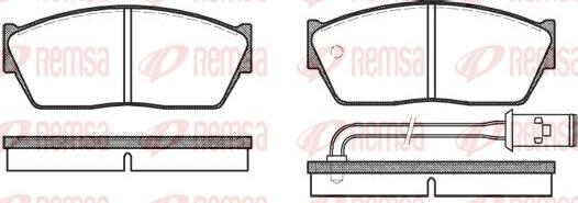 Kawe 0147 11 - Brake Pad Set, disc brake www.autospares.lv