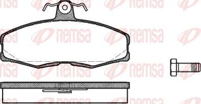 Kawe 0154 00 - Brake Pad Set, disc brake www.autospares.lv