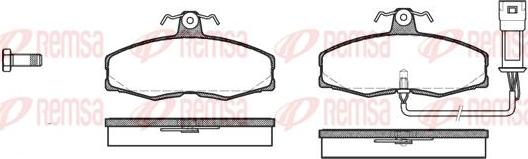 Kawe 0154 02 - Brake Pad Set, disc brake www.autospares.lv