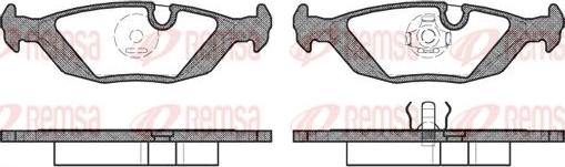 Kawe 0155 00 - Brake Pad Set, disc brake www.autospares.lv